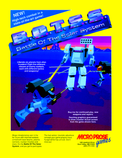 Battle of the Solar System (rev. 1.1 3/24/92)